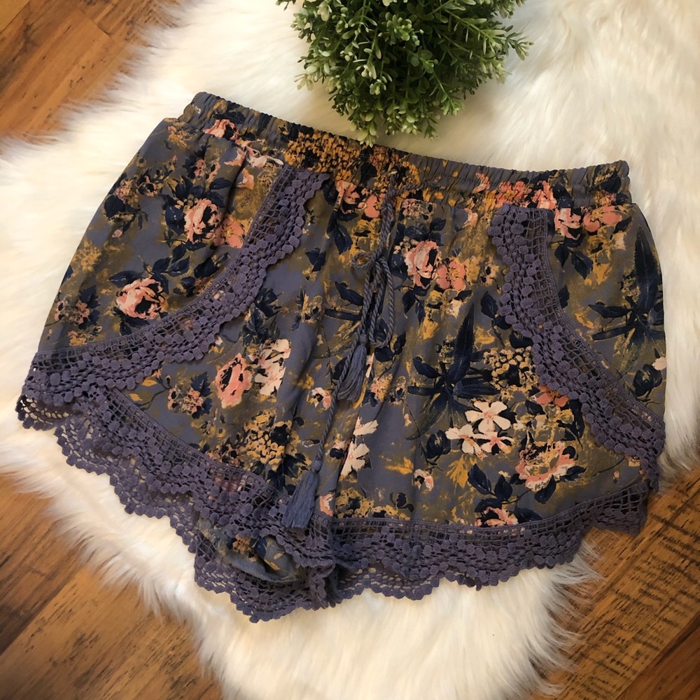 Xhilaration Floral Shorts